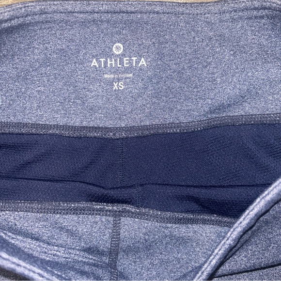 Athleta Oasis Cargo X Small Pull On Skirt Skort 4" Shorts Gray 903951 XS - Picture 3 of 6